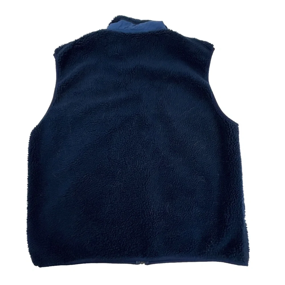 VTG 1999 Patagonia Made in USA Retro-X Fleece Vest Navy Blue Style 23044 FA99 XL - Picture 2 of 5